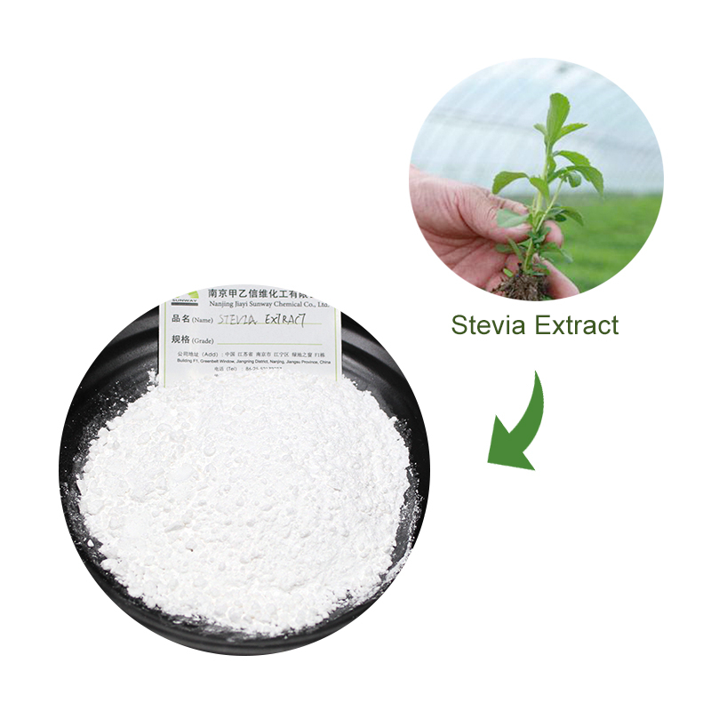 Großhandel Top-Qualität guter Preis Weißes Pulver in Lebensmittelqualität Bulk natürlicher Bio-Stevia-Extrakt-Pulver-Süßstoff-Zucker