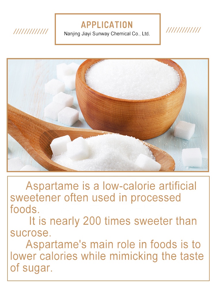 Bulk 99% starker Süßstoff Aspartam Herstellung ca. Nr. 22839-47-0